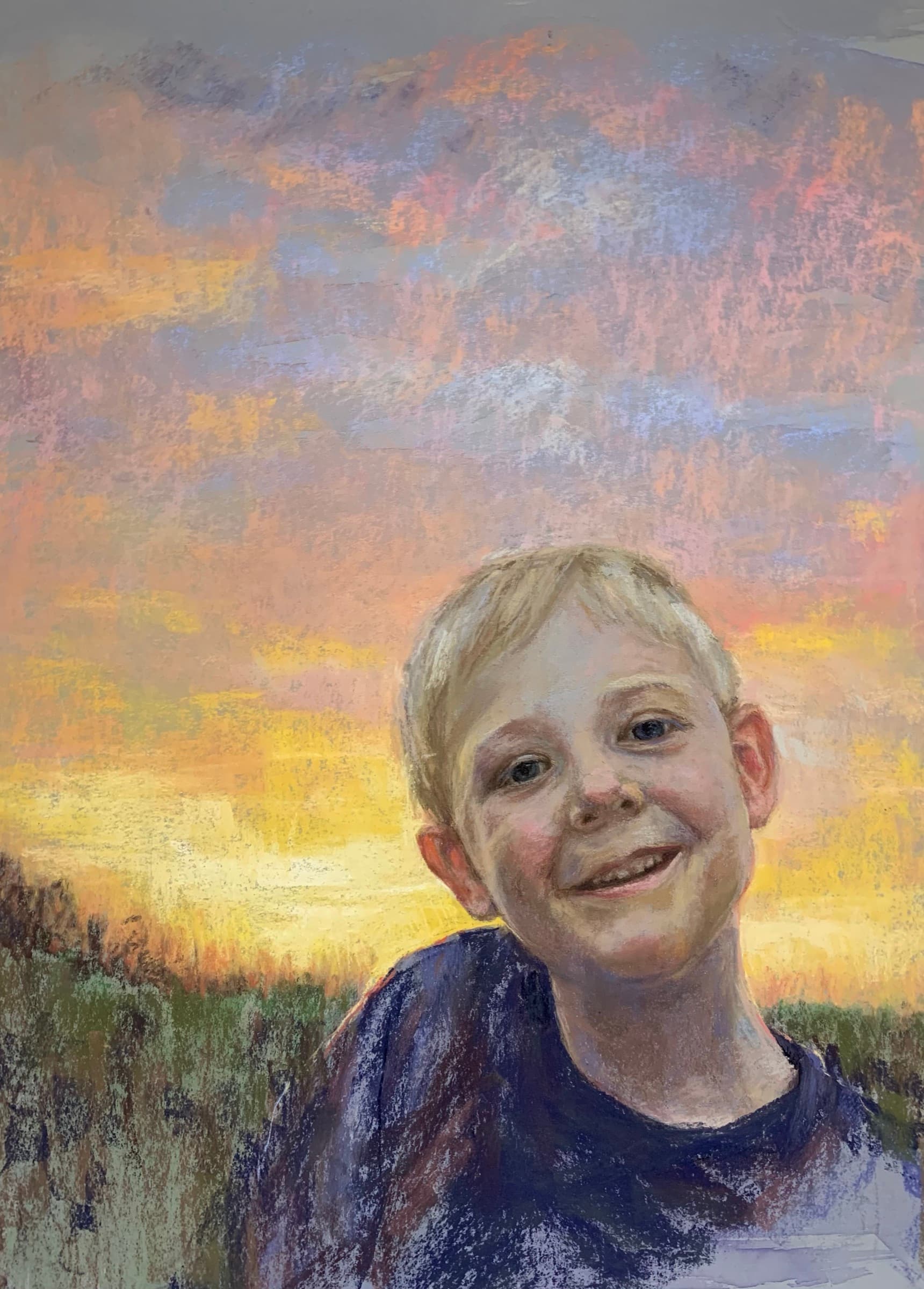 Sunset Photobomber by Karen Christiansen